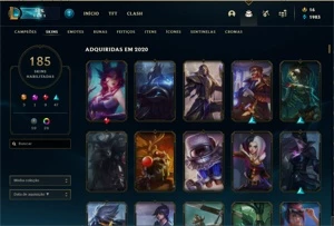 CONTA LEAGUE OF LEGENDS LOL