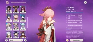 Genshin impact Ar 56 (44 dias de benção)