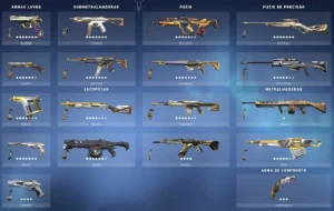 Contas NFA Valorant BR 20-300 skins contas br nfa valorant
