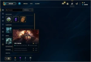 Conta bronze 1 com 6 Skins e 25 Champs - League of Legends LOL