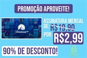 Gift Card Paramount + MENSAL - Assinaturas e Premium