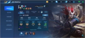 CONTA DE HEROES EVOLVED - Mobile Legends
