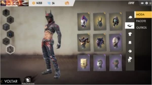 Conta Freefire Gemada - Free Fire