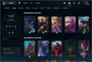 conta lol d4 s11 winrate alto só pegar e jogar - League of Legends