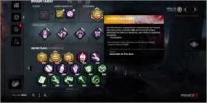 Dead By Daylight Modificação de conta.