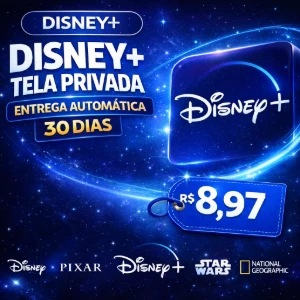 Disney+ Tela Privada 30 Dias – Entrega Automática