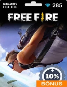 Diamantes do Free fire 285 mais bônus