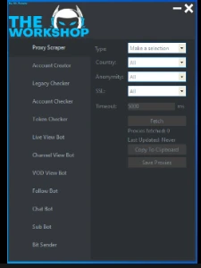Bot completo para Twitch views,AD,afiliado Roboto's Workshop - Outros