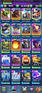 Conta nível 14 3 campeoes desbloqueados 14 cartas lvl max - Clash Royale