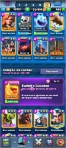 Conta nível 14 3 campeoes desbloqueados 14 cartas lvl max - Clash Royale