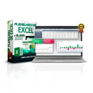 Pacote com +15 mil planilhas em excel - Serviços Digitais