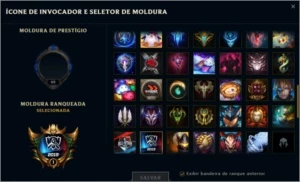 Conta LoL 20 skins - criada em 2015 - League of Legends