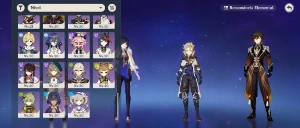 AR 59 - Nahida / Zhong / Raiden / Venti e ++ - Genshin Impact