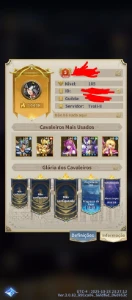 Conta CDZ Legend of justice