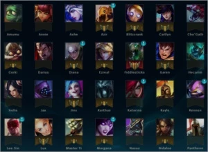 CONTA UNRANKED / 49 CHAMP / 36K IP - League of Legends LOL