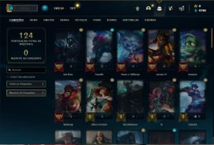 Conta ouro 3 com 65 Champs e 9 Skins ( MAIN JG ) - League of Legends LOL