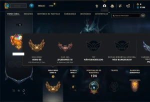 Conta ouro 3 com 65 Champs e 9 Skins ( MAIN JG ) - League of Legends LOL