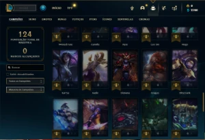 Conta ouro 3 com 65 Champs e 9 Skins ( MAIN JG ) - League of Legends LOL