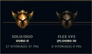 Conta league of legends Lvl 41 Gold 2 65% WR LOL