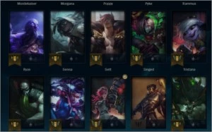 Conta league of legends Lvl 41 Gold 2 65% WR LOL
