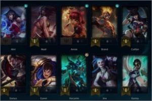 Conta league of legends Lvl 41 Gold 2 65% WR LOL