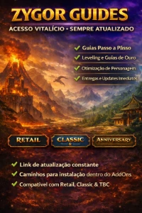 Zygor Guides - Acesso vitalício e atualizado.