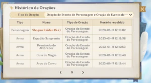 Conta Ar38 - Ganyu + Raiden Shogun + 12K Primogems - Genshin Impact