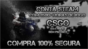 Conta steam ( CSGO ) Com 8500+ horas de jogo - Counter Strike