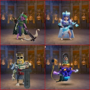 CV12 Avançado Heróis Quase Max (BK54/AQ59/GW30/RC38) - Clash of Clans