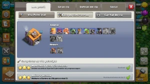 CV12 Avançado Heróis Quase Max (BK54/AQ59/GW30/RC38) - Clash of Clans