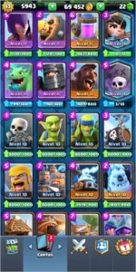 CONTA NIVEL MAXIMO (13) CLASH ROYALE
