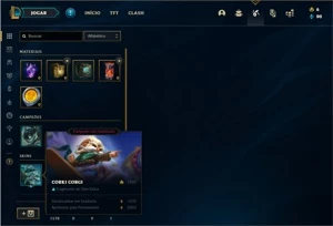Conta prata 4 com 32 Champs e 12 Skins - League of Legends LOL