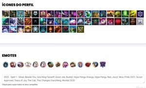 Conta prata 4 com 32 Champs e 12 Skins - League of Legends LOL