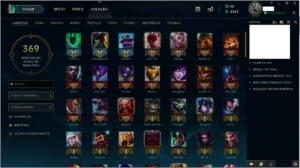 Conta League Of Legends Season2 Champions+Conta Brinde LOL