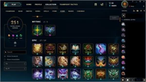 PLAT3 MMR D5 LVL178 SKINS 121 FALTANDO 7 CHAMPS 23K E. AZUL - League of Legends LOL