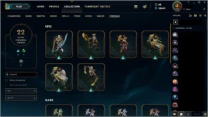 PLAT3 MMR D5 LVL178 SKINS 121 FALTANDO 7 CHAMPS 23K E. AZUL - League of Legends LOL