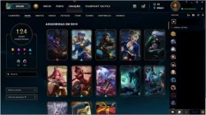 PLAT3 MMR D5 LVL178 SKINS 121 FALTANDO 7 CHAMPS 23K E. AZUL - League of Legends LOL