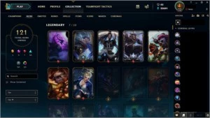 PLAT3 MMR D5 LVL178 SKINS 121 FALTANDO 7 CHAMPS 23K E. AZUL - League of Legends LOL