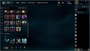 PLAT3 MMR D5 LVL178 SKINS 121 FALTANDO 7 CHAMPS 23K E. AZUL - League of Legends LOL