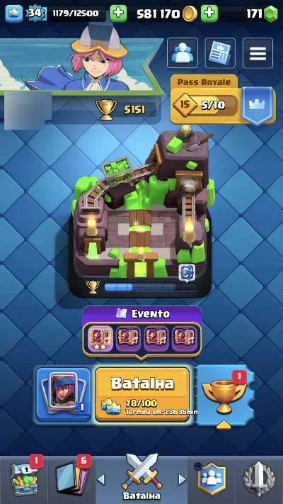 Vendo conta clash roayle arena 15 3 evo - Clash Royale