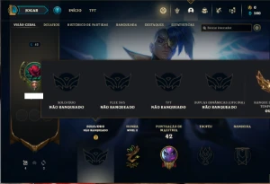 Conta Unranked com 36 Champs e 7 Skins + 1 Fragmento - League of Legends LOL