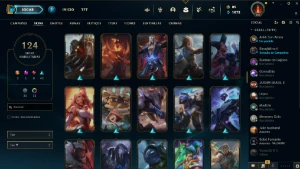 Conta Lol Gold4 Com 124 Skins - League of Legends