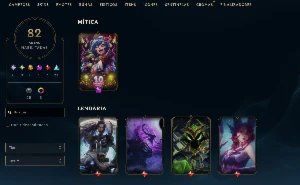 Conta League of Legends Full Acesso - 158 Champs e 82 Skins LOL