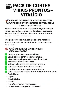 Pack De Cortes Virais Prontos – Acesso Vitalício!