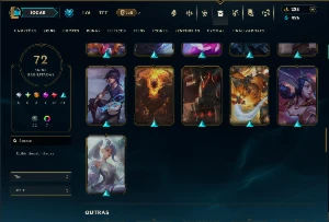 Esmeralda 4 com 130 Champs e 72 Skins ( SUP / ADC ) - League of Legends LOL