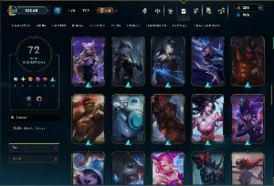 Esmeralda 4 com 130 Champs e 72 Skins ( SUP / ADC ) - League of Legends LOL