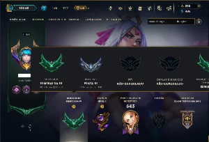 Esmeralda 4 com 130 Champs e 72 Skins ( SUP / ADC )