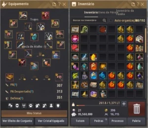 Conta Top 664GS 2 pot infinita Pégaso com 170 Speed - Black Desert