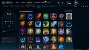 Conta de lol, nivel 250, 240 skins - League of Legends
