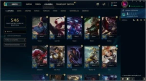 Conta de lol, nivel 250, 240 skins - League of Legends